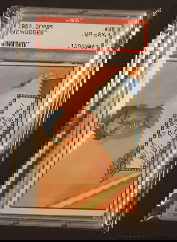 1952 Topps Gil Hodges #36 PSA 4