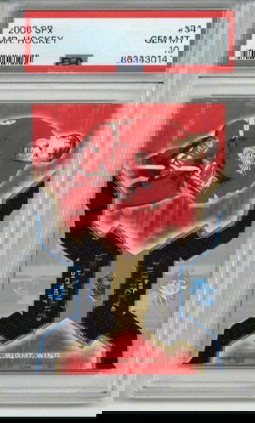 2006 UPPER DECK SPX MR. HOCKEY #34 GORDIE HOWE CARD RED WINGS PSA 10 LOW POP