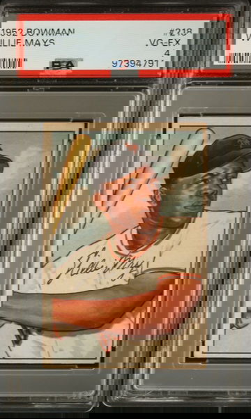 1952 Bowman #218 Willie Mays PSA 4