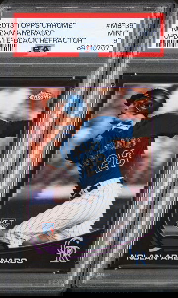 2013 Topps Chrome Nolan Arenado Black Refractor /99 PSA 9