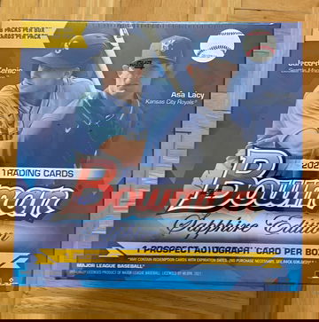 2021 Topps Bowman Sapphire Edition Baseball Box 