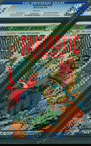 FANTASTIC FOUR #150, CGC 8.5 VF+