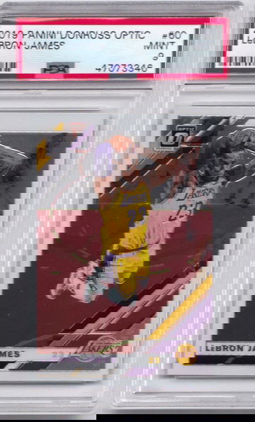 LeBron James 2019 Optic PSA 9