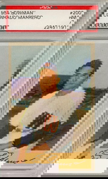 1954 BOWMAN CONRADO MARRERO #200 PSA 7 NM