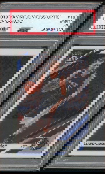 2019 Panini Donruss Optic Luka Doncic PSA 9