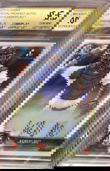 Keibert Ruiz Bowman Chrome Auto 2018 BGS 9.5