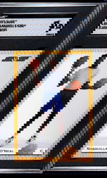 1993 Flashbacks Shaquille O'Neal #104  SGC 9