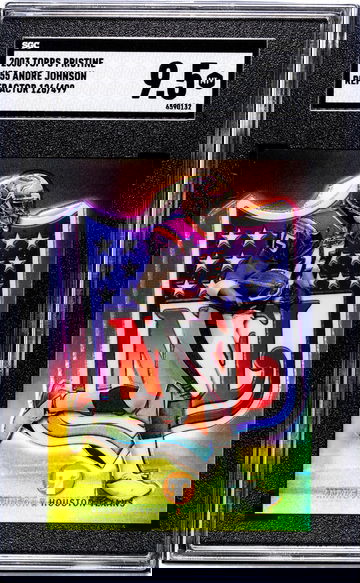 2003 Topps Pristine Refractor Andre Johnson #55 /499 SGC 9.5