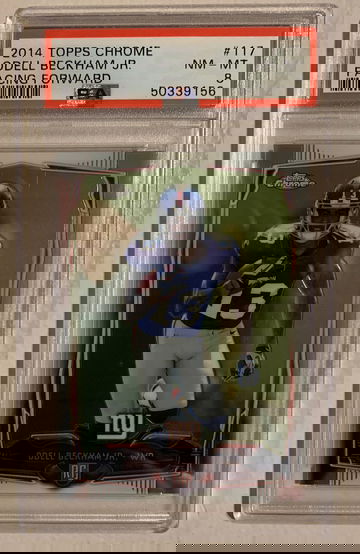 2014 Topps Chrome #117 Odell Beckham Jr. RC PSA 8 NM-MT