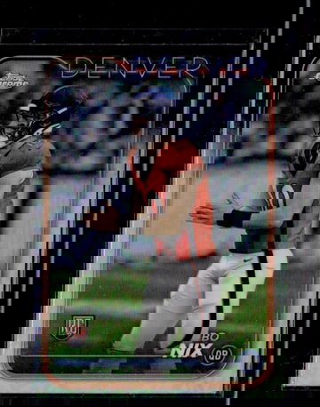 2023 Topps Chrome #206 Bo Nix Refractor Rookie