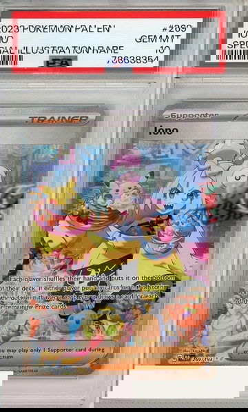 2023 POKEMON PAL EN-PALDEA EVOLVED IONO #269 SPECIAL ILLUSTRATION RARE PSA 10