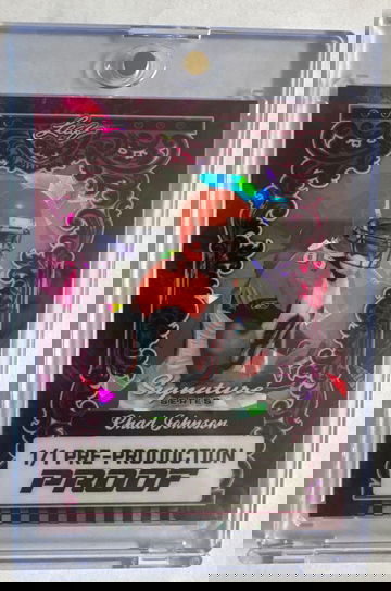 2024 leaf signature series Chad Johnson preproduction proof 1/1