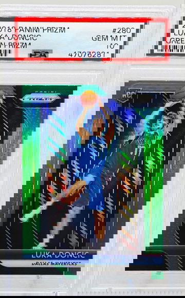 Luka Doncic Green Prizm RC PSA 10