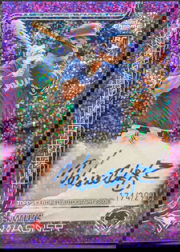 2025 Topps Chrome Rookie Autographs Purple Refractor #RA-WW Will Wagner /299
