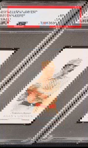 Tim Keefe 1887 Allen & Ginter N28 Hall of Fame Rookie PSA 1.5