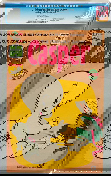 FRIENDLY GHOST CASPER #18, CGC 9.4 NM -- FILE COPY