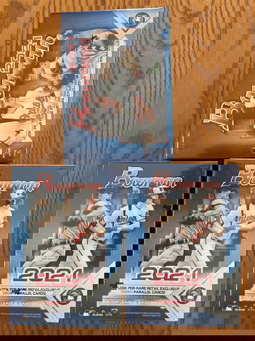 2021 Bowman  MLB baseball Blaster Box Lot Of 3! 