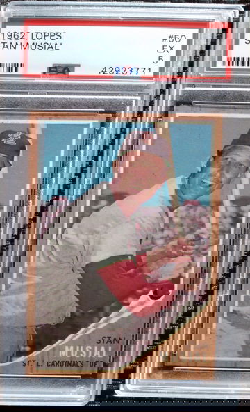 1962 Topps #50 Stan Musial PSA 5