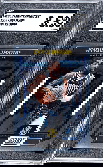 2022-23 Panini Chronicles #535 Kyrie Irving Score Premium SGC 8.5