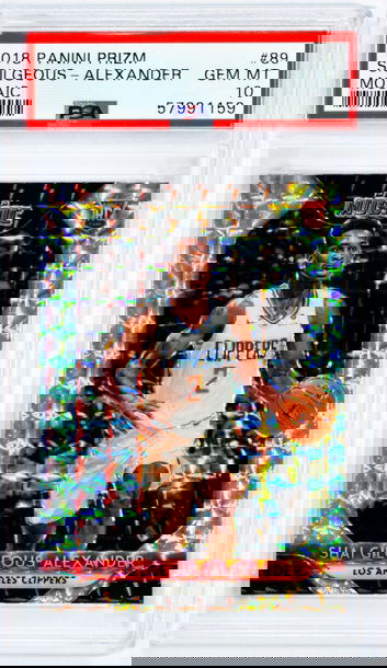 2018 Shai Gilgeous-Alexander Panini Prizm  Mosaic  #89 PSA 10