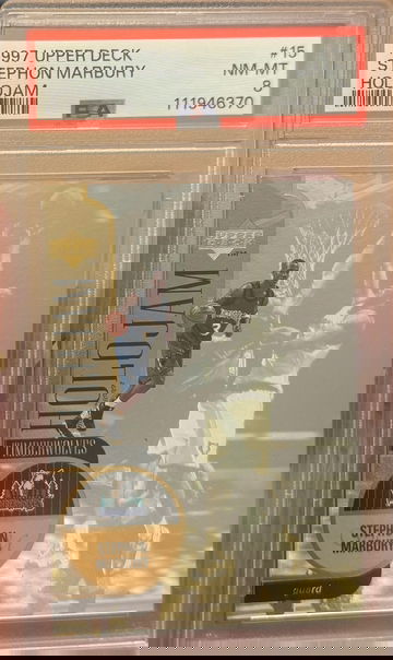 1997 Upper Deck Holojam Stephon Marbury PSA 8