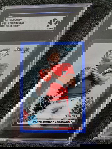 Kyler Murray Donruss rated rookie blue