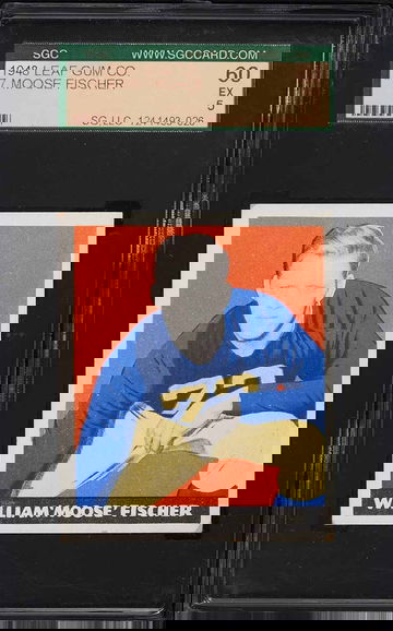 1948 Leaf Football Moose Fischer #7 SGC 5