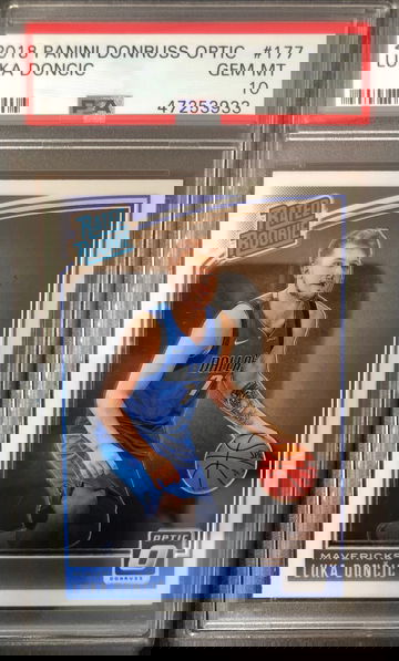 LUKA DONCIC 2018 Panini Donruss Optic #177 PSA 10 GEM MINT