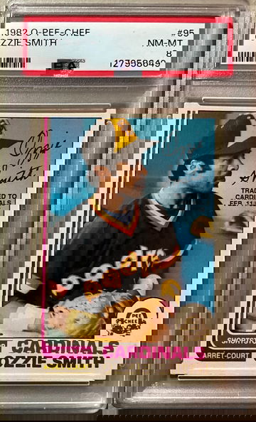 1982 O-PEE-CHEE #95 OZZIE SMITH NM-MT PSA 8