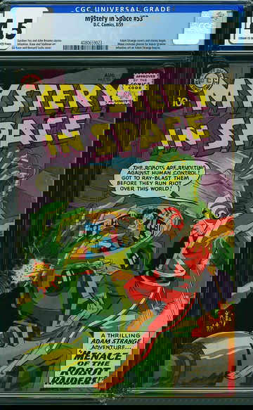 MYSTERY IN SPACE #53, CGC 4.5 VG+