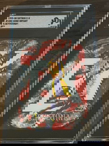 1999 Skybox E-X Kobe Bryant #10XC E-Xceptional Red SGC 9