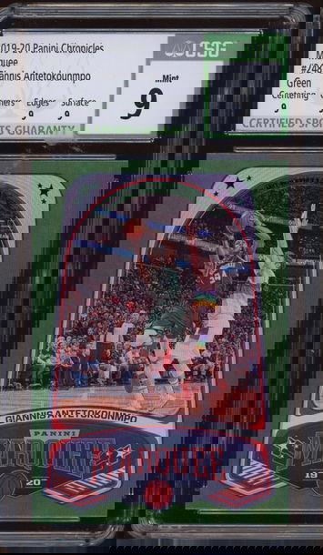 2019-20 Chronicles Marquee Giannis Antetokounmpo CSG 9 Green