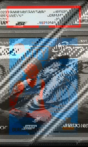 Dereck Lively II 2023 Panini MyCity Rookie NBA #MY-30 Basketball Card PSA 10 Gem