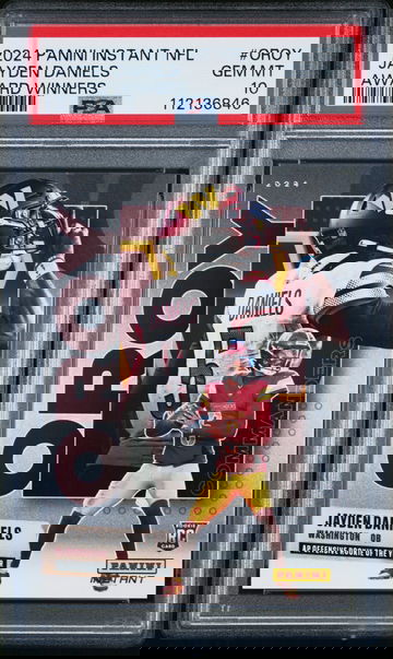 2024 PANINI INSTANT NFL AWARD WINNERS JAYDEN DANIELS #OROY RC ROOKIE PSA 10