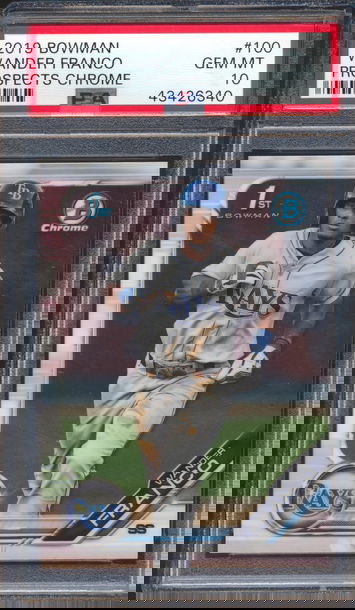 2019 Bowman Chrome Prospect #100 Wander Franco RC PSA 10 GEM MINT 43426340