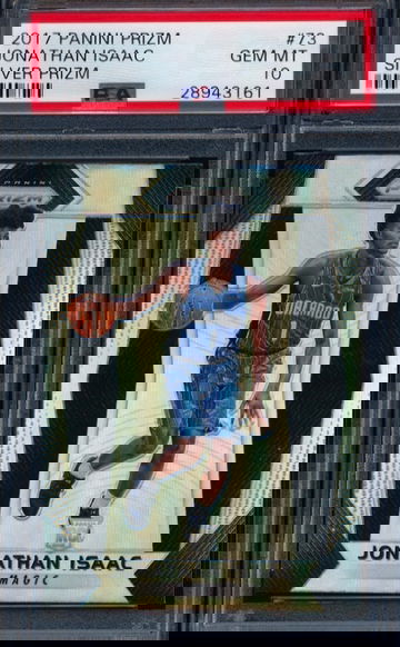 Jonathan Isaac 2017 Prizm Silver RC PSA 10