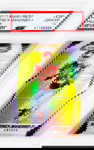 2017 Panini Prizm Patrick Mahomes #269 PSA 10