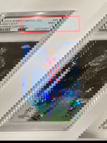 2019 Topps Chrome UCL Ansu Fati Sapphire Edition