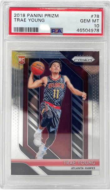 2018 Prizm Trae Young #78 Rookie RC PSA10