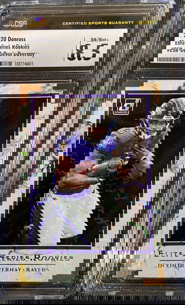 2020 Donruss Elite Series Rookies Devin Duvernay CSG 8.5 