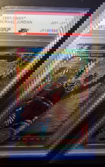 1993 Finest Michael Jordan #1 PSA 8