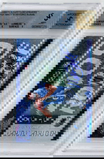 Matthew Stafford 2009 Playoff Contenders RC Autograph SP BGS 9 Mint