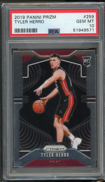 2019 Prizm Tyler Herro PSA 10 