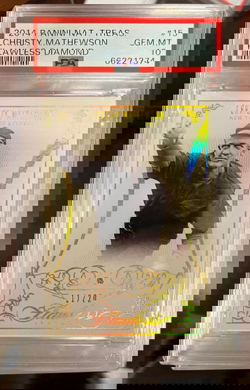 2014 Panini National Treasures Christy Mathewson Flawless Diamond PSA 10