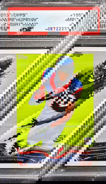 2013 Topps #155 DeAndre Hopkins RC PSA 9 Mint