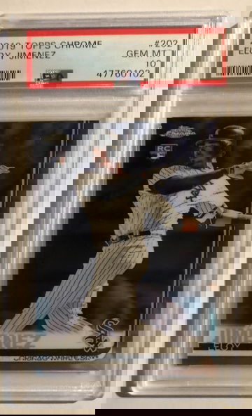 Eloy Jimenez 2019 Topps Chrome RC PSA 10