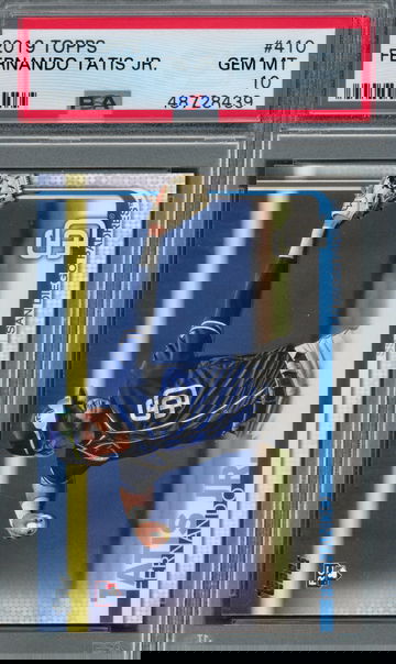 2019 Topps Fernando Tatis Jr. PSA 10 Gem Mint Rookie RC #410