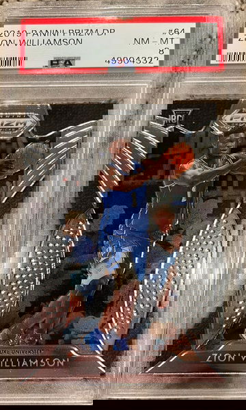 2019 Prizm Draft Picks Zion Williamson PSA 8
