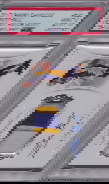 2017-18 PANINI FLAWLESS LONZO BALL RPA GAME-WORN 3CLR ROOKIE PATCH AUTO #24/25 PSA 9 DNA 10 AUTO