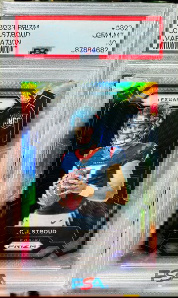 2023 Prizm CJ Stroud Variation Silver PSA 10